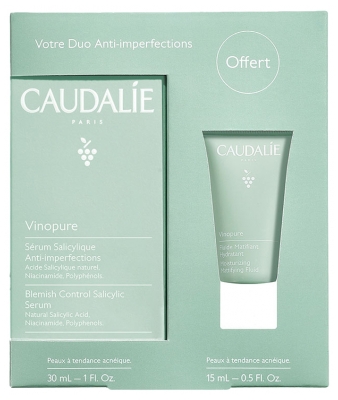CAUDALIE VINOPURE COFANETTO SIERO 30 ML + FLUIDO VISO 15 ML - Farma Nice