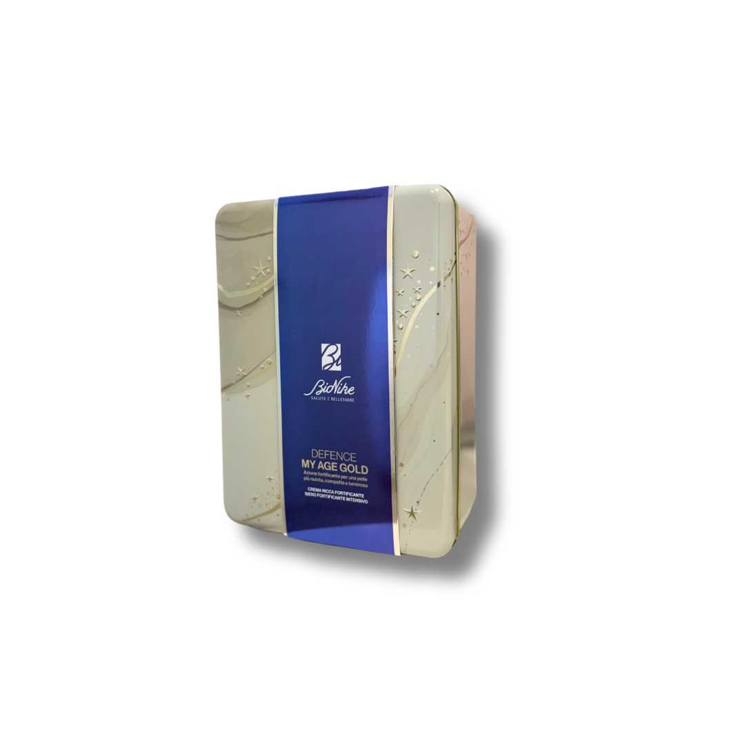 DEFENCE MY AGE GOLD KIT NATALE 2025 1 CREMA RICCA FORTIFICANTE 50 ML + 1 SIERO FORTIFICANTE INTENSIVO 30 ML - Farma Nice
