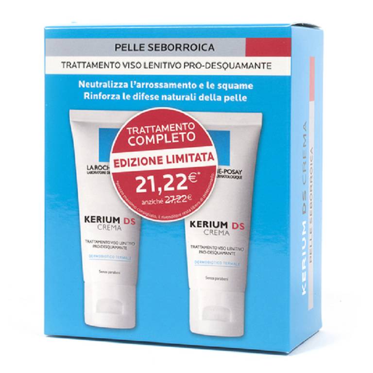 DUO PACK KERIUM DS CREMA CREMA VISO DERMATITE SEBORROICA - Farma Nice