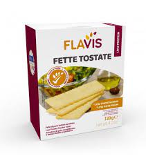 FLAVIS FETTE TOSTATE APROTEICHE 6 PORZIONI DA 34,3 G - Farma Nice