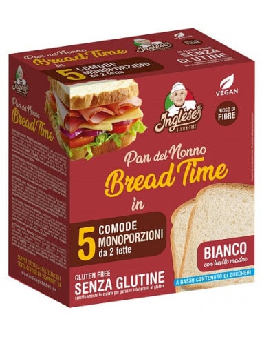 INGLESE BREAD TIME BIANCO 2 PEZZI DA 125 G - Farma Nice