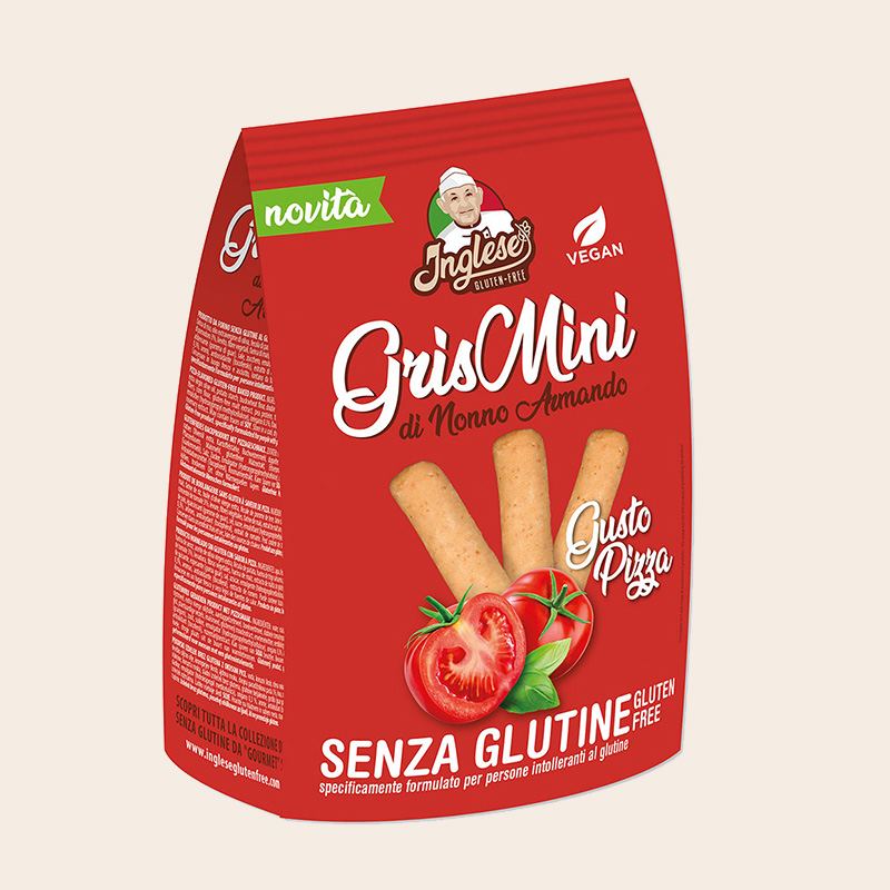 INGLESE GRIS MINI PIZZA 60 G - Farma Nice