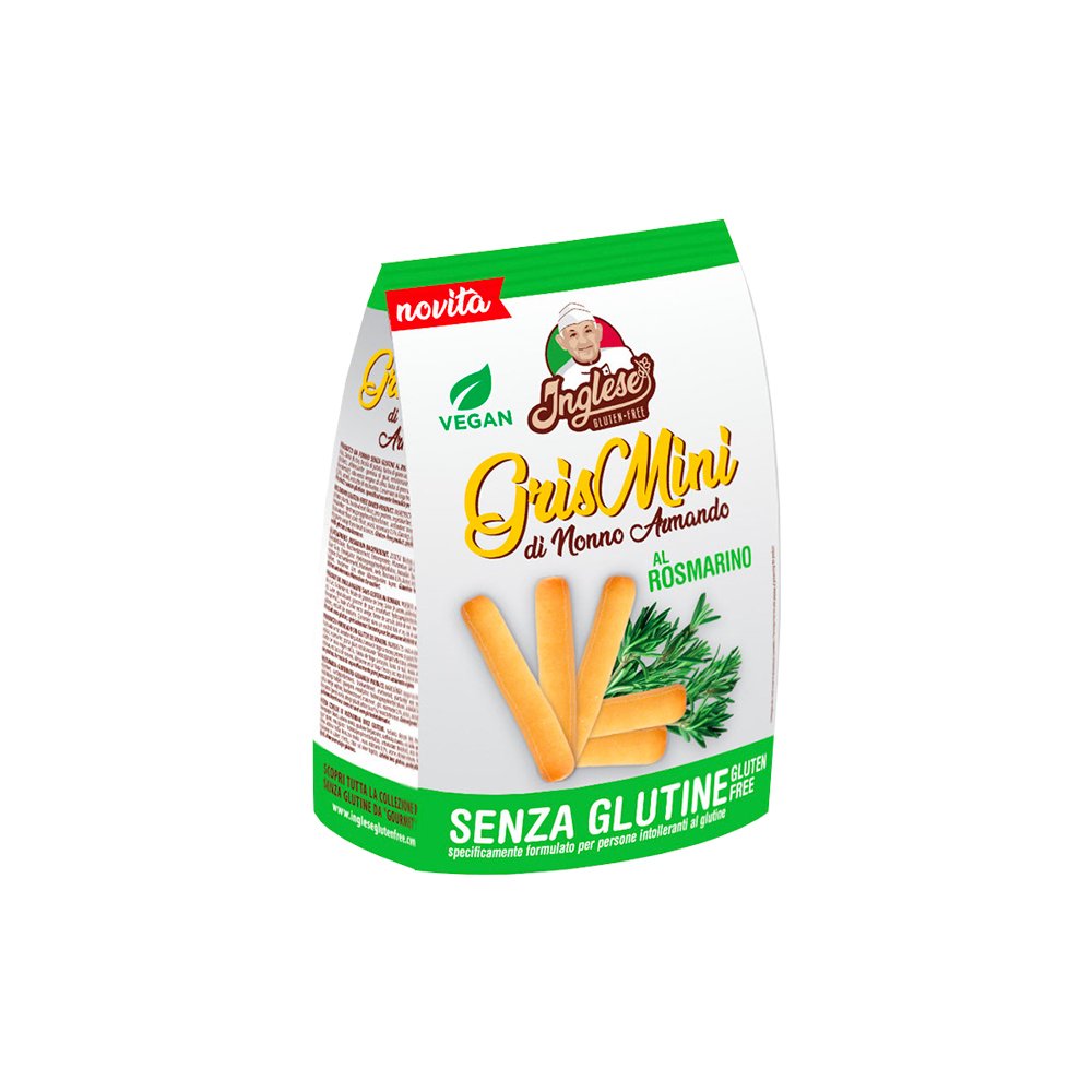INGLESE GRISSINI ROSMARINO 60 G - Farma Nice