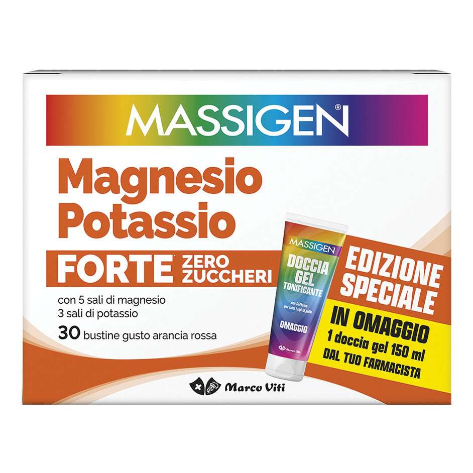 MASSIGEN MAGNESIO POTASSIO FORTE 30 BUSTINE EDIZIONE SPECIALE 2026