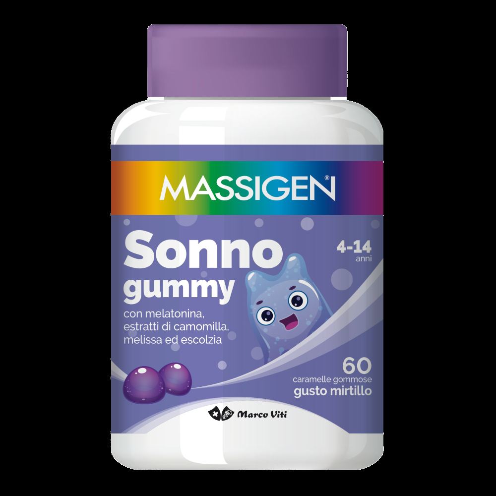 MASSIGEN SONNO GUMMY 60 CARAMELLE - Farma Nice