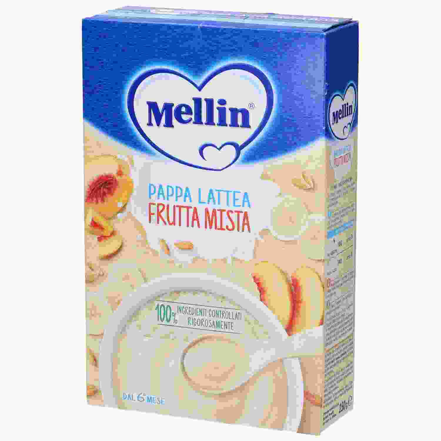 MELLIN PAPPA LATTE FRUTTA 250 G NUOVO FORMATO - Farma Nice