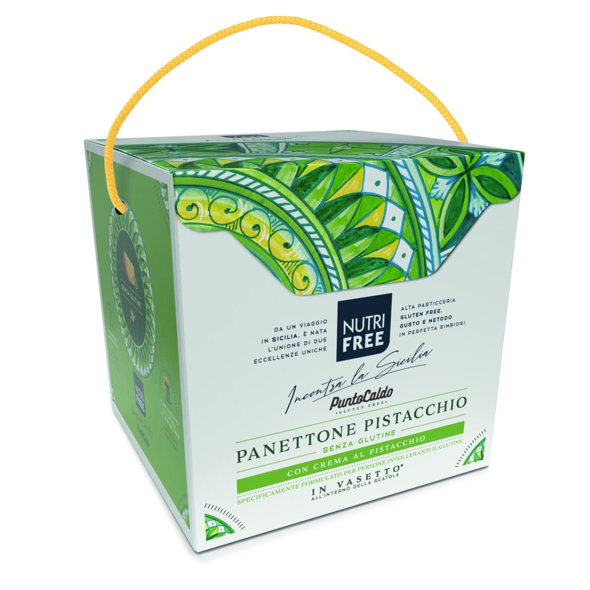 NUTRIFREE PANETTONE PISTACCHIO 540 G - Farma Nice