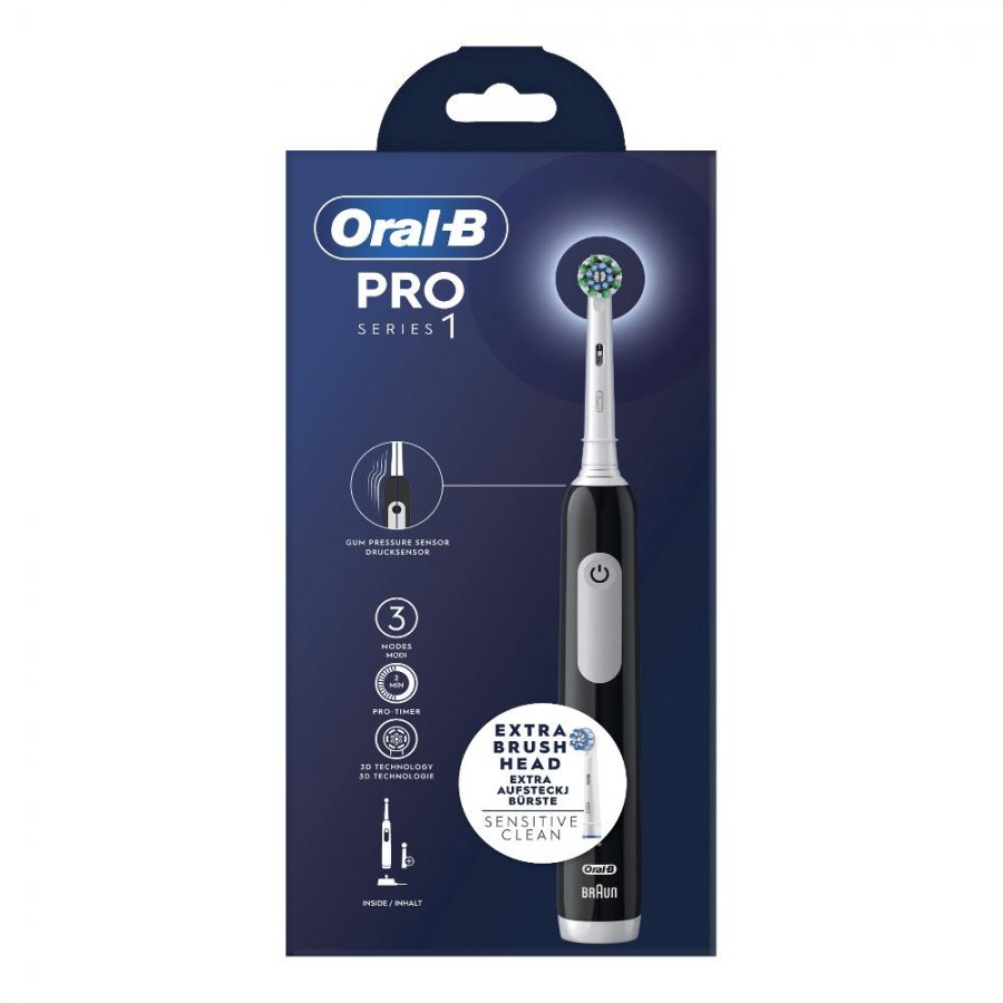 ORALB PRO 1 CROSS SPAZZOLINO ELETTRICO+1 REFERENZA - Farma Nice