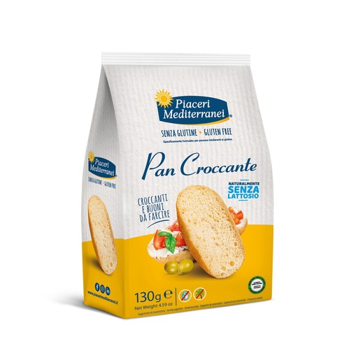 PIACERI MEDITERRANEI PAN CROCCANTE 130 G - Farma Nice