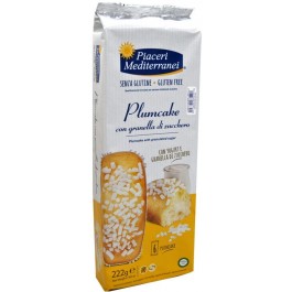 PIACERI MEDITERRANEI PLUMCAKE GRANELLA ZUCCHERO 6 PEZZI 37 G - Farma Nice