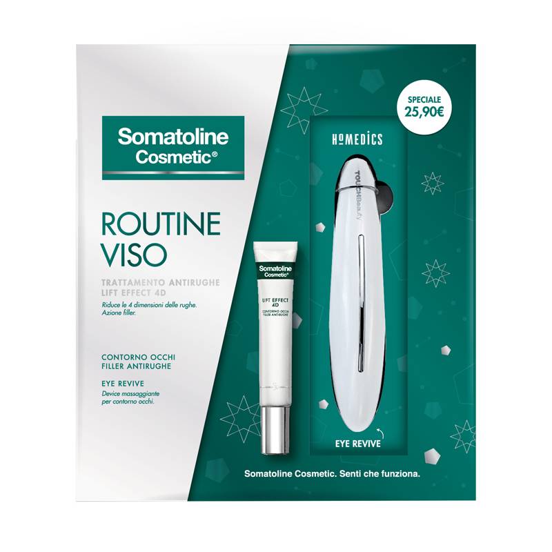 SOMATOLINE COSMETIC COFANETTO LIFT EFFECT 4D CONTORNO OCCHI 15 ML + EYE REVIVE - Farma Nice