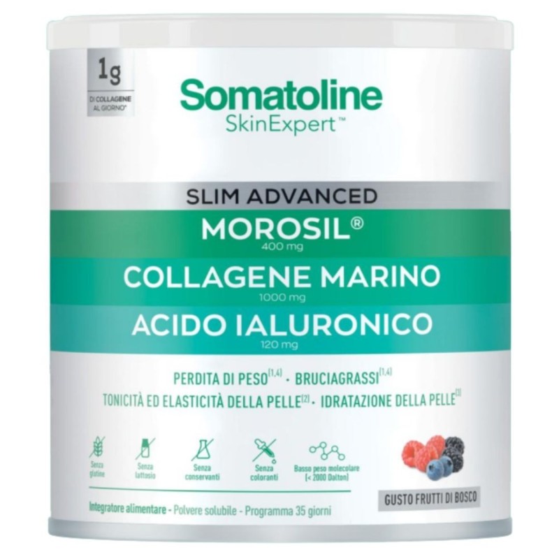 SOMATOLINE SLIM ADVANCED 275 G SENZA GLUTINE SENZA LATTOSIO - Farma Nice