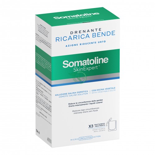 SOMATOLINE SKIN EXPERT BENDE SNELLENTI DRENANTI KIT RICARICA - Farma Nice