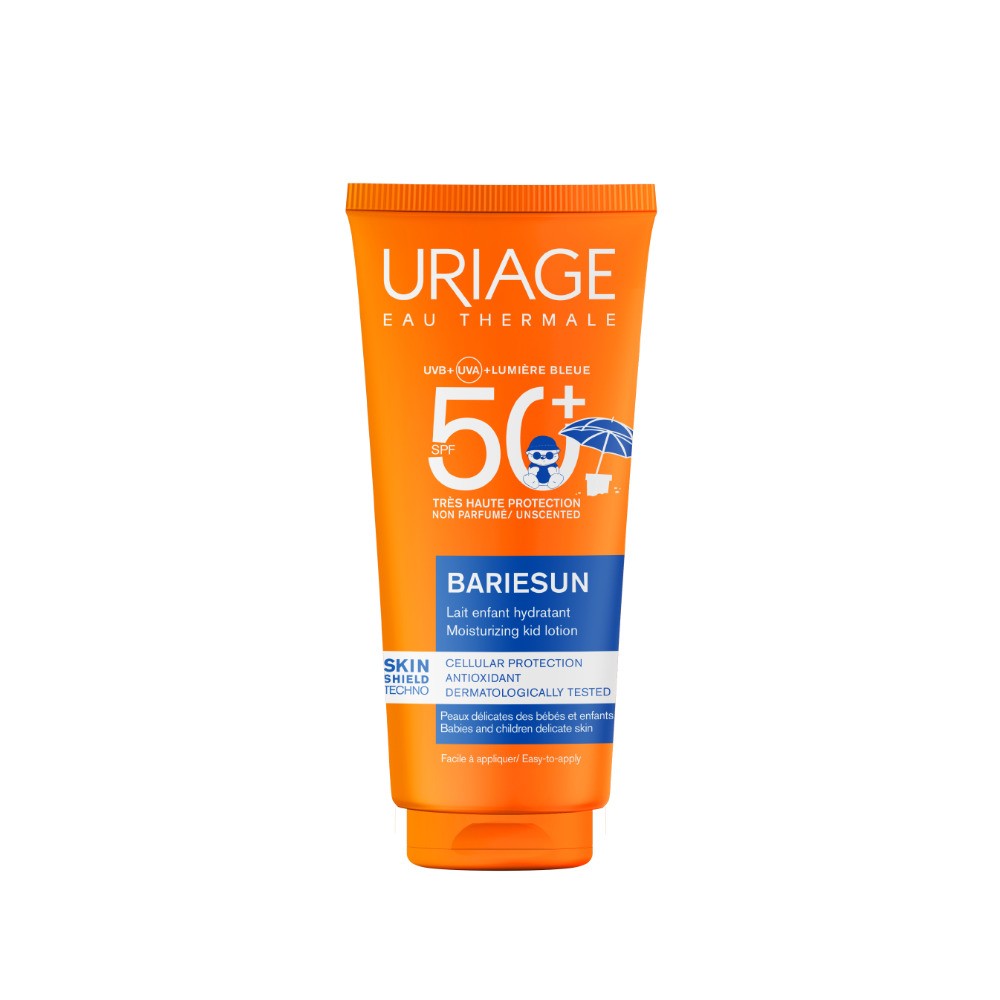 URIAGE EAU THERMALE BARIESUN SPF50+ LAIT ENFANT HYDRATANT SENZA PROFUMO 100 ML - Farma Nice