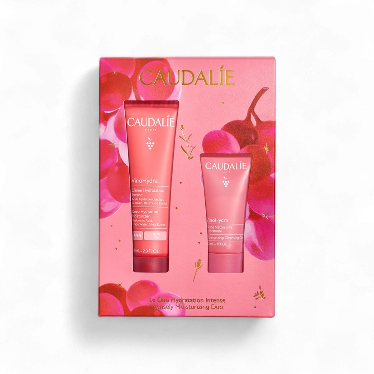 VINOHYDRA COFANETTO XMAS 2025 SOS 1 VINOHYDRA CREMA SOS 60 ML + 1 VINOHYDRA GEL DETERGENTE 30 ML - Farma Nice