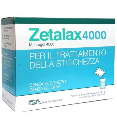 ZETALAX 4000 20 BUSTINE DA 10,7 G SENZA ZUCCHERO SENZA GLUTINE - Farma Nice