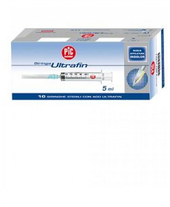 SIRINGA PIC SOLUTION PRONTA INIEZIONE AGO MONTATO MISURA GAUGE 23 1 1/4 10 PEZZI - Farma Nice