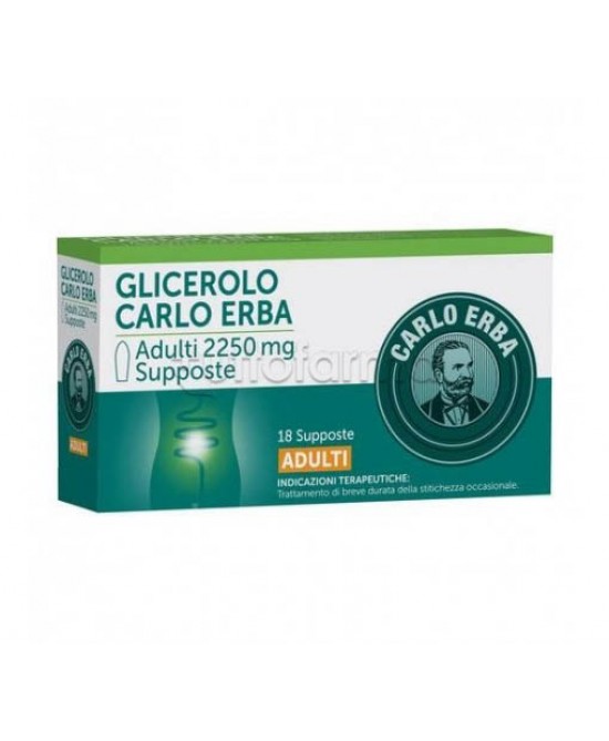 GLICEROLO*AD 18SUPP 2250MG - Farma Nice
