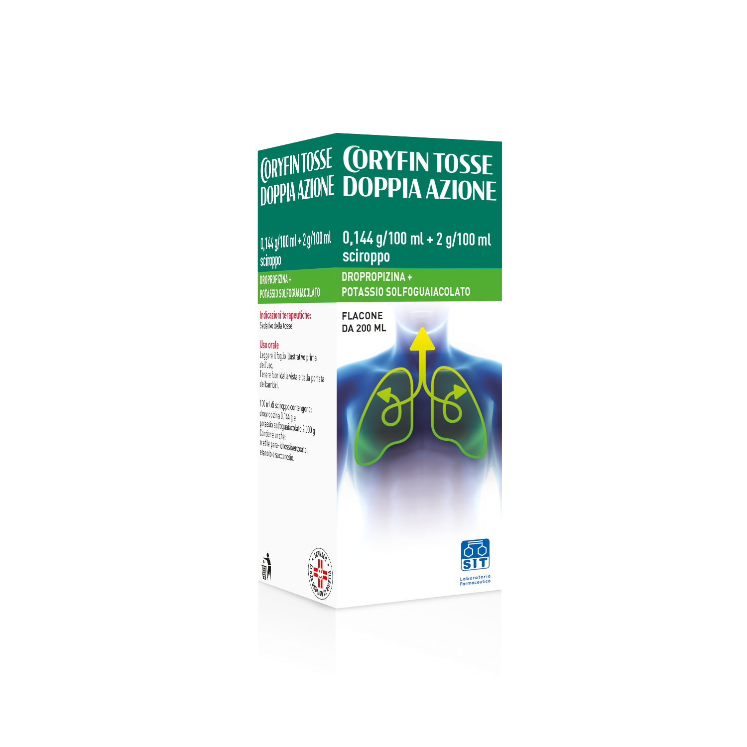 CORYFIN TOSSE DOPPIA AZ*200ML - Farma Nice