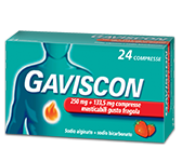 GAVISCON*24CPR FRAG250+133,5MG - Farma Nice