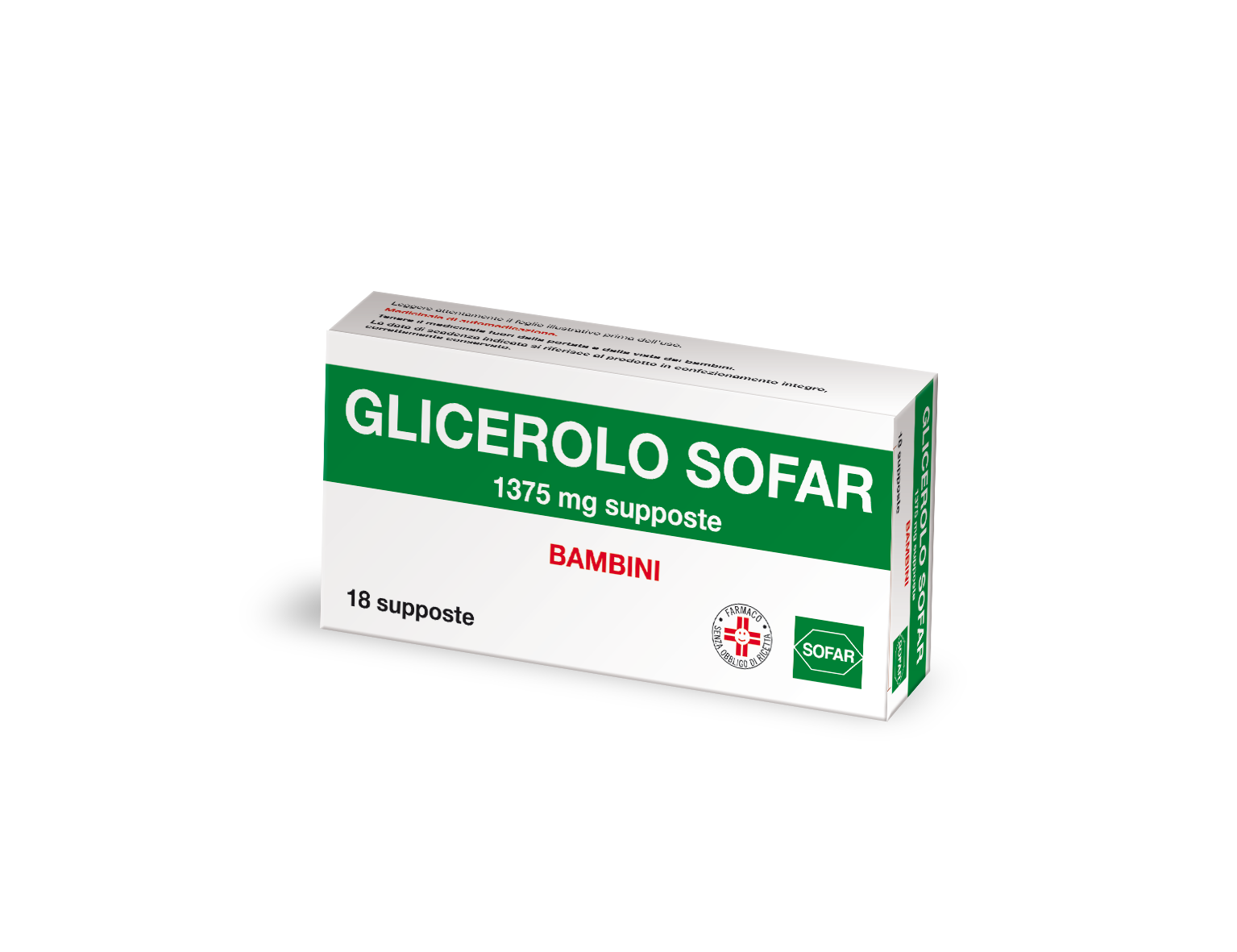 GLICEROLO*BB 18SUPP 1375MG - Farma Nice