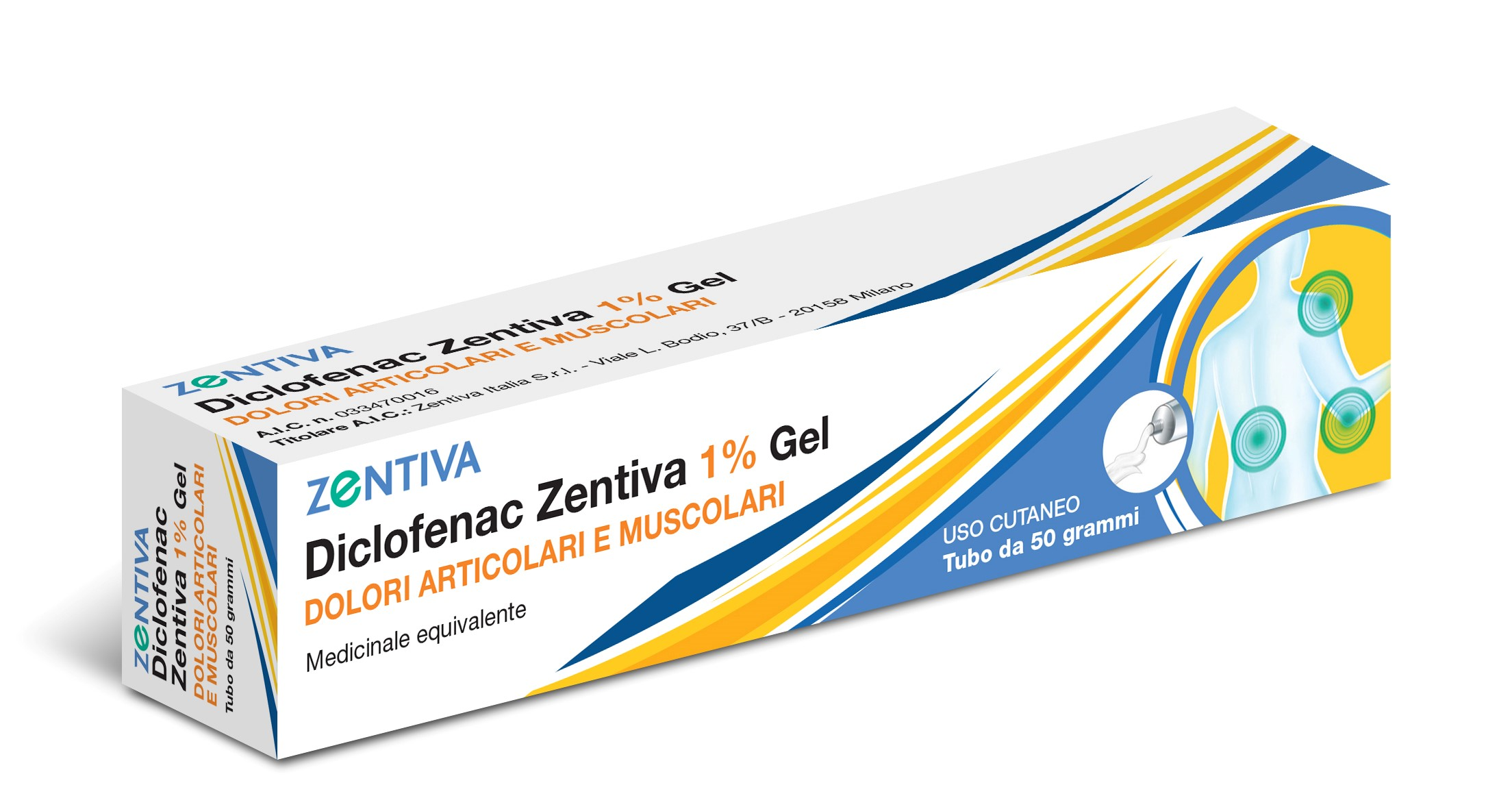 DICLOFENAC ZENTIVA*GEL 50G 1% - Farma Nice
