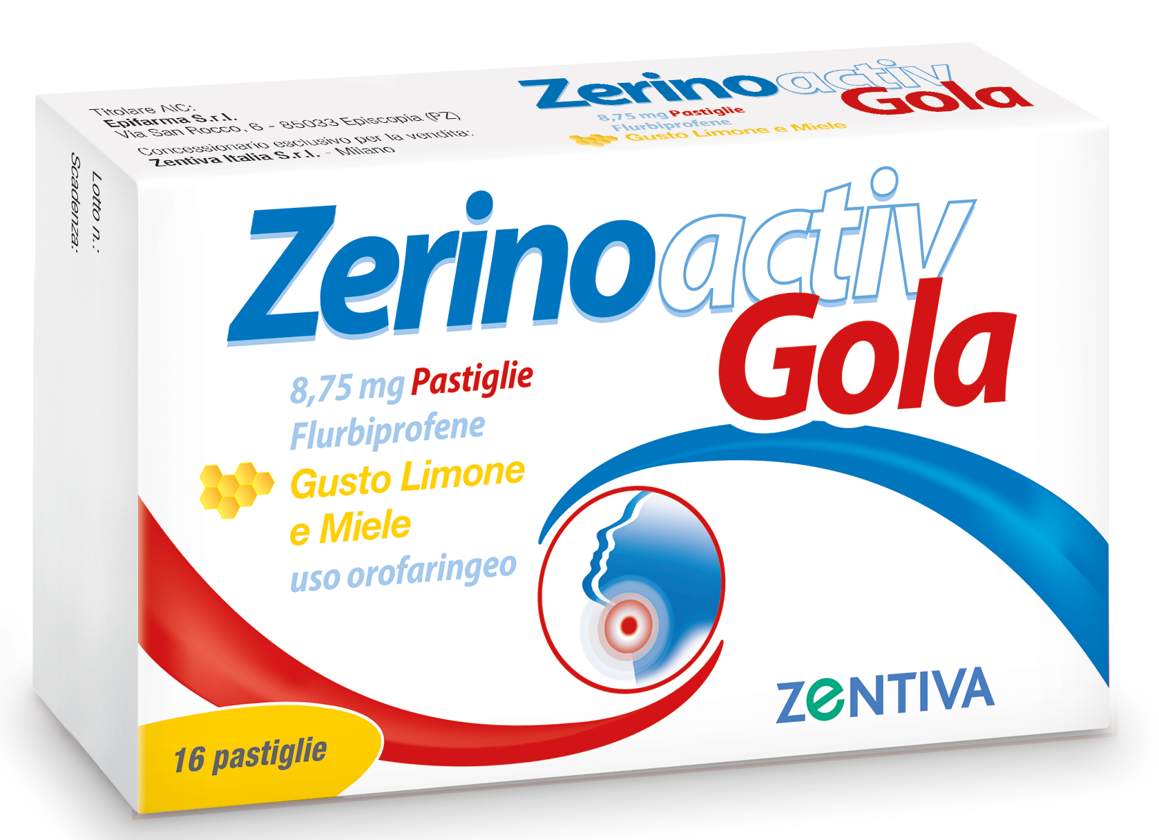 ZERINOACTIV GOLA*16PASTL LIM M - Farma Nice