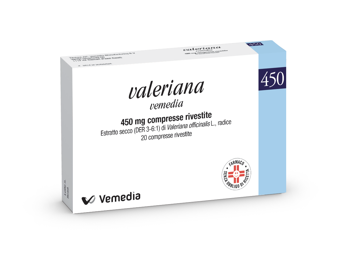 VALERIANA VEMEDIA*20CPR RIV450 - Farma Nice