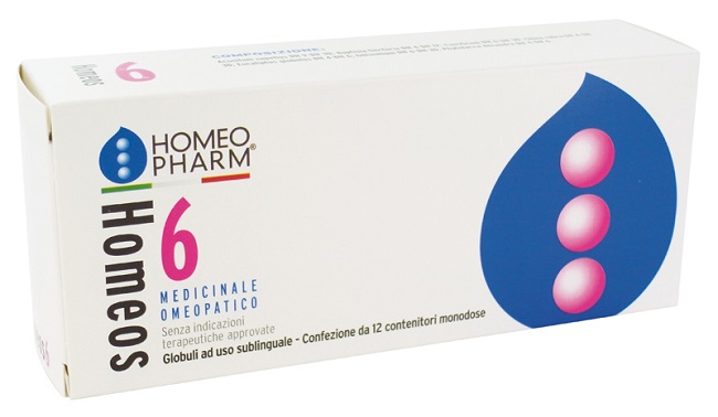HOMEOS 6 GLOBULI 15 TUBI - Farma Nice