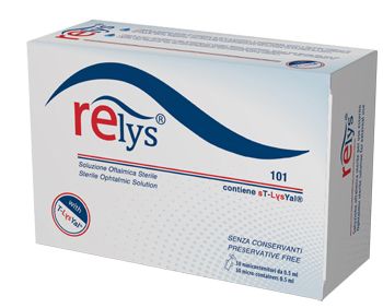 RELYS MONODOSE SOLUZIONE OFTALMICA 30 MINICONTENITORI DA 0,5 ML SENZA CONSERVANTI - Farma Nice