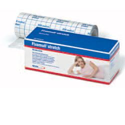FASCIA AUTOADESIVA IPOALLERGENICA FISSAGGIO CATETERI FIXOMULL STRETCH. SUPPORTO IN POLIESTERE NON TESSUTO BIANCO, MASSA IN POLICARBONATO SENZA RESINE E GOMME NATURALI. 10X200CM - Farma Nice