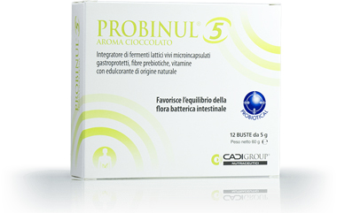 PROBINUL 5 12 BUSTINE 5 G AROMA CIOCCOLATO - Farma Nice
