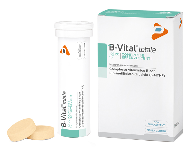 B-VITAL TOTALE ARANCIA 2 TUBI 10 COMPRESSE EFFERVESCENTI - Farma Nice
