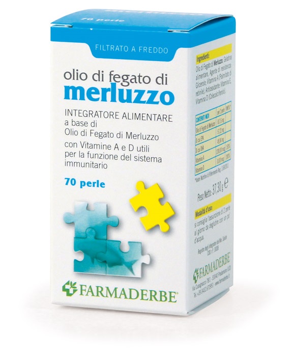 OLIO DI FEGATO DI MERLUZZO 200 PERLE - Farma Nice