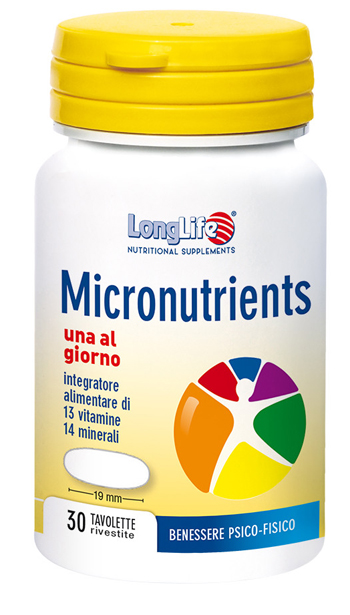 LONGLIFE MICRONUTRIENTS 30 TAVOLETTE - Farma Nice
