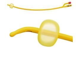 CATETERE FOLEY A MEDIA PERMANENZA  RUSCH GOLD PLUS A 2 VIE IN SILKOLATEX LATTICE-SILICONE PER ADULTO CH18 LUNGHEZZA 40 CM PUNTA CILINDRICA A 2 FORI PALLONCINO 5-15 ML 1 PEZZO - Farma Nice