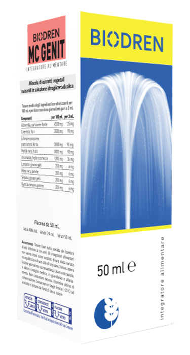 BIODREN MC GENIT SOLUZIONE IDROALCOLICA 50 ML - Farma Nice