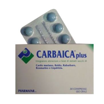 CARBAICA PLUS 30 COMPRESSE - Farma Nice