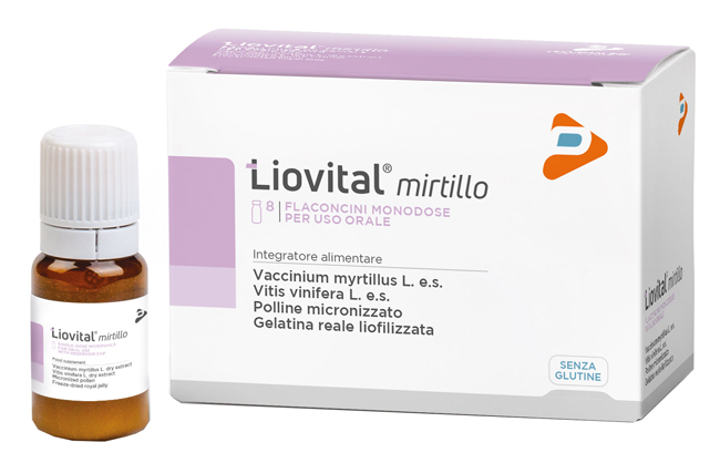 LIOVITAL MIRTILLO 8 FLACONCINI 10 ML - Farma Nice