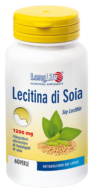 LONGLIFE LECITINA SOIA 60 PERLE DI GELATINA DA 1,7 G - Farma Nice