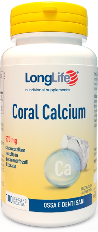 LONGLIFE CORAL CALCIUM 100 CAPSULE - Farma Nice