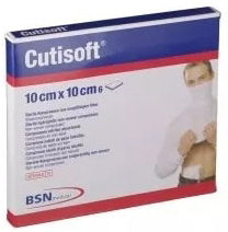 GARZA IDROFILA COMPRESSA CUTISOFT TESSUTO NON TESSUTO 10X10 CM 6 PEZZI - Farma Nice