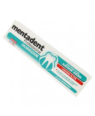 MENTADENT PROFESSIONAL DENTIFRICIO CHLOREXIDINE 020% 75 ML - Farma Nice