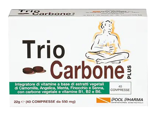 TRIOCARBONE PLUS 40 COMPRESSE - Farma Nice
