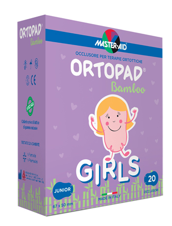 CEROTTO OCULARE PER ORTOTTICA ORTOPAD GIRLS JUNIOR 5X6,7 20 PEZZI - Farma Nice