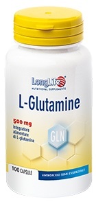 LONGLIFE L-GLUTAMINE 100 CAPSULE DI GELATINA DA 620 MG - Farma Nice