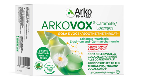 ARKOVOX MENTA/EUCALIPTO 24 CARAMELLE - Farma Nice