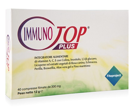IMMUNOTOP PLUS 40 COMPRESSE FILMATE DA 300 MG - Farma Nice