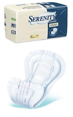 PANNOLONE PER INCONTINENZA SERENITY CLASSIC SAGOMATO PLUS TESSUTO NON TESSUTO 30 PEZZI - Farma Nice