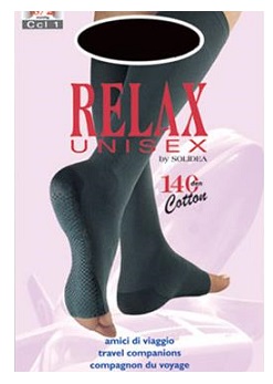RELAX UNISEX 140 GAMBALETTO COTTON PUNTA APERTA NATUR 2 M - Farma Nice